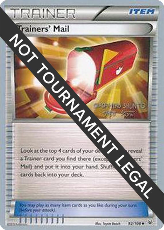 Trainers' Mail - 2016 (Shunto Sadahiro) 92/108 from World Championship Decks