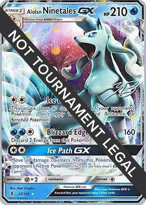 Alolan Ninetales GX - 2017 (Zachary Bokhari) 22/145 from World Championship Decks