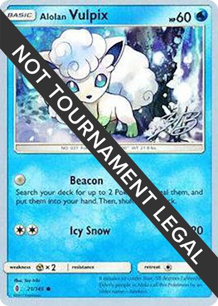 Alolan Vulpix - 2017 (Zachary Bokhari)