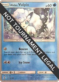 Alolan Vulpix - 2017 (Diego Cassiraga) #21/145 from World Championship Decks Pokemon card image