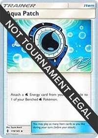 Aqua Patch - 2017 (Zachary Bokhari) #119/145 from World Championship Decks Pokemon card image