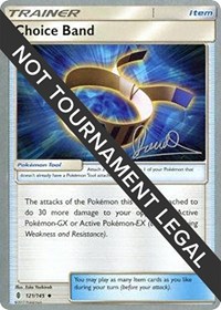 Choice Band - 2017 (Diego Cassiraga) #121/145 from World Championship Decks Pokemon card image