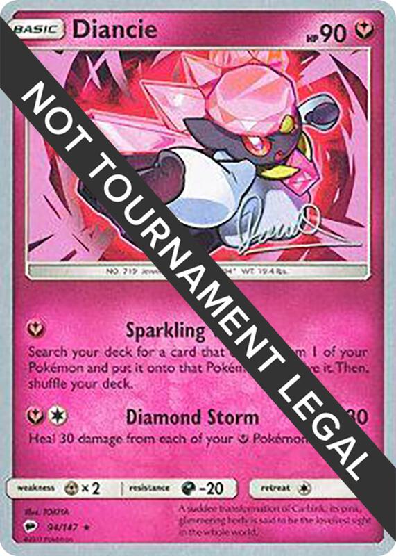 Diancie - 2017 (Diego Cassiraga) 94/147 from World Championship Decks