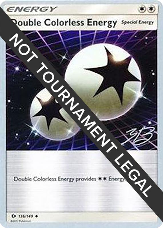 Double Colorless Energy - 2017 (Zachary Bokhari) 136/149 from World Championship Decks