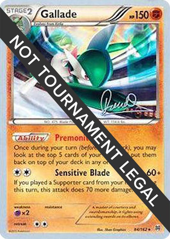 Gallade - 2017 (Diego Cassiraga) 84/162 from World Championship Decks