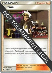 Guzma - 2017 (Zachary Bokhari) #115/147 from World Championship Decks Pokemon card image