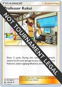 Professor Kukui - 2017 (Zachary Bokhari) #128/149 from World Championship Decks Pokemon card image