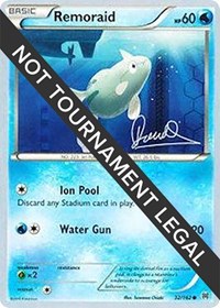 Remoraid - 2017 (Diego Cassiraga) #32/162 from World Championship Decks Pokemon card image