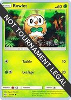 Rowlet #9 from Pokemon World Championships 2017 set