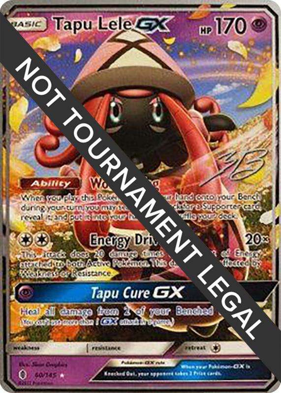 Tapu Lele GX - 2017 (Zachary Bokhari) 60/145 from World Championship Decks