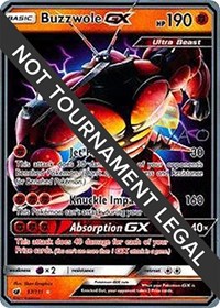 Buzzwole GX - 2018 (Naohito Inoue) #57/111 from World Championship Decks Pokemon card image