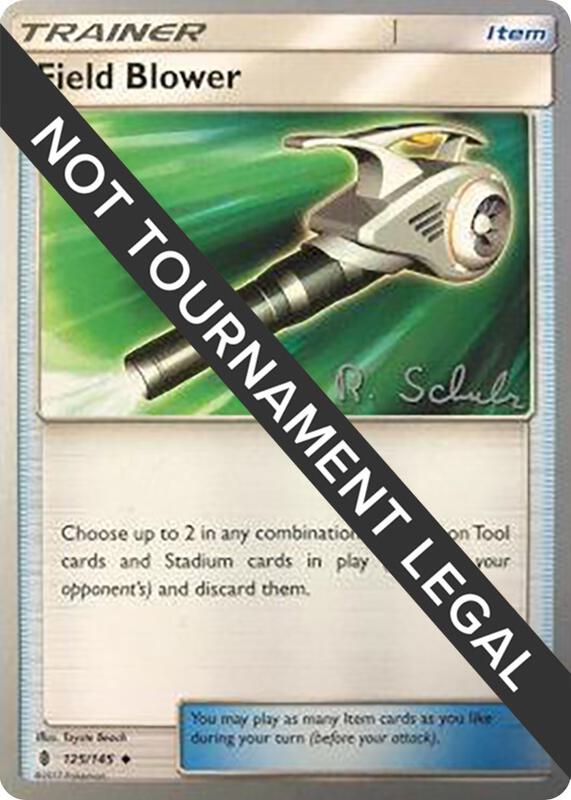 Field Blower - 2018 (Robin Schulz) 125/145 from World Championship Decks