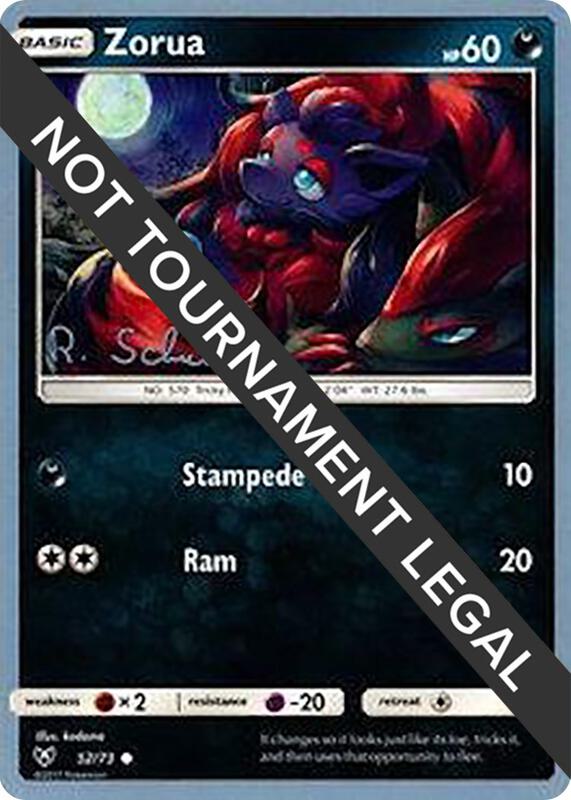 Zorua - 2018 (Robin Schulz) 52/73 from World Championship Decks