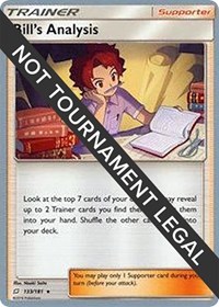 Bill's Analysis - 2019 (Henry Brand) #133/181 from World Championship Decks Pokemon card image