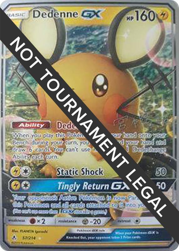 Dedenne GX - 2019 (Haruki Miyamoto) 57/214 from World Championship Decks