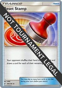 Reset Stamp - 2019 (Shintaro Ito) #206/236 from World Championship Decks Pokemon card image