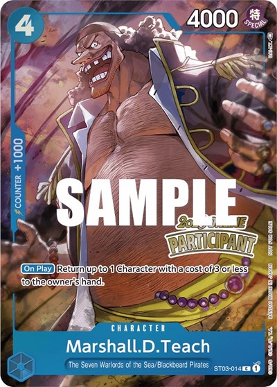 Marshall.D.Teach (Online Regional 2023) [Participant] One Piece Promotion Cards card price