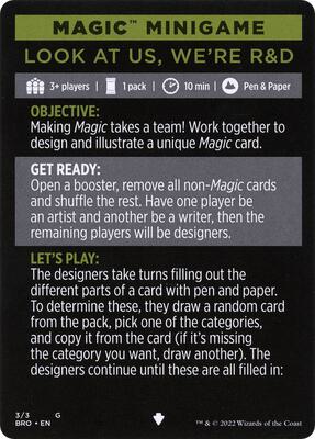 Magic Minigame: Look at Us, We're R&D