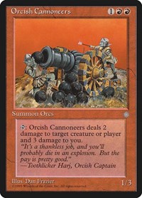 Orcish Cannoneers - Ice Age - Magic: The Gathering card