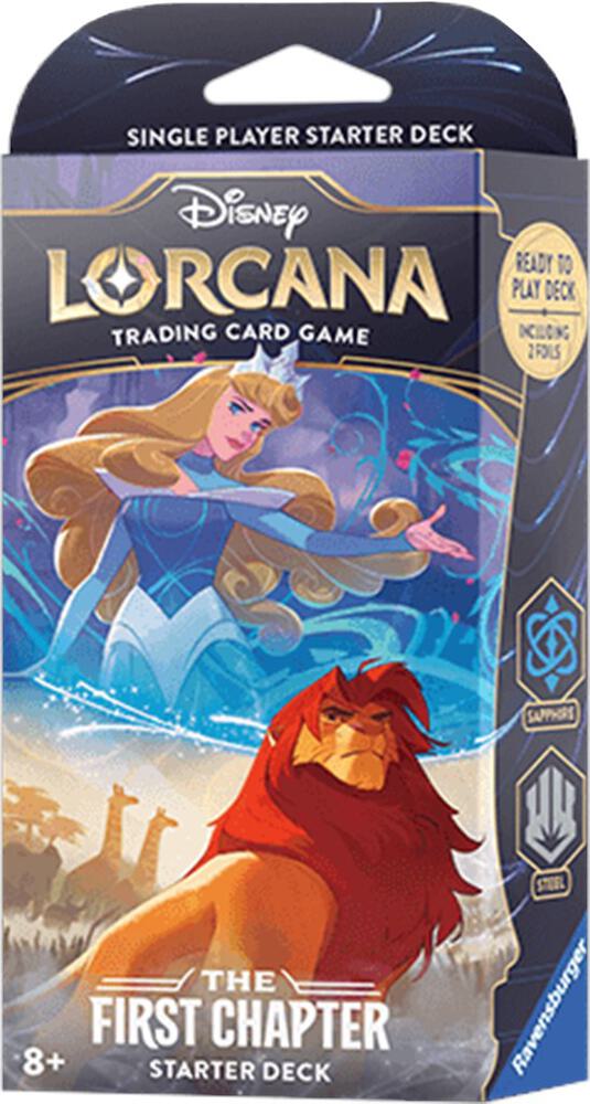 新品lorcana the first chapter staster deck Disney Lorcana: The First Chapter Starter Deck (Sapphire