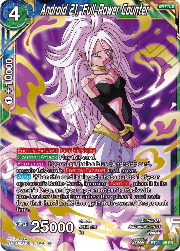 Android 21, Full-Power Counter - Power Absorbed - Dragon