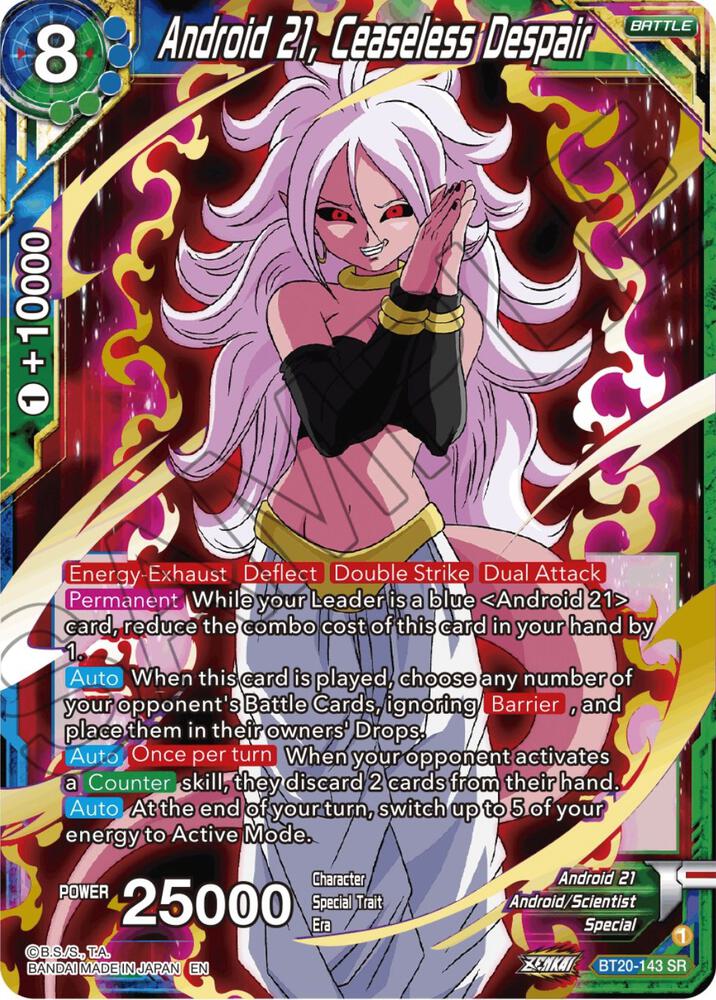 Android 21, Ceaseless Despair - Power Absorbed - Dragon Ball Super