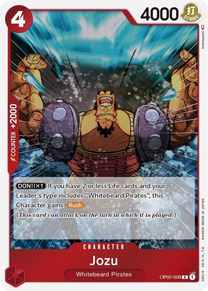 Jozu - Paramount War - One Piece Card Game - TCGplayer.com