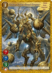 Zoltar, Golden Grand Dragon - Gate Ruler Shout with the Geas trading card