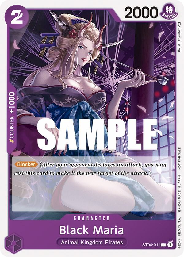 Black Maria (Tournament Pack Vol. 2) - One Piece Promotion Cards