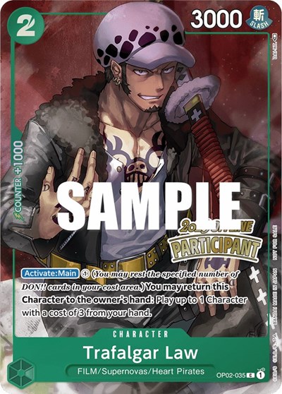 Trafalgar Law (Offline Regional 2023) [Participant] card