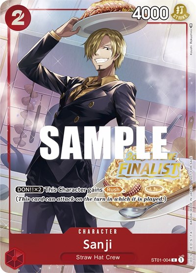 Sanji (Offline Regional 2023) [Finalist] One Piece Promotion Cards PR One Piece card — value and price