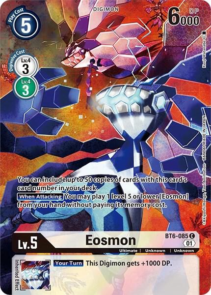 Eosmon Alternate Art digimon card
