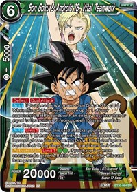 Son Goku & Android 18, Vital Teamwork card art