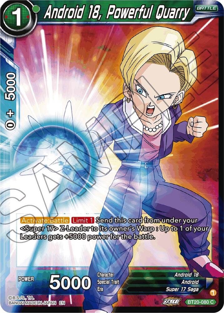 Android 18, Powerful Quarry - Power Absorbed - Dragon Ball Super