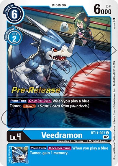 Veedramon Dimensional Phase Pre-Release Cards card price