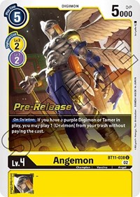 Angemon (Dimensional Phase Pre-Release Cards)