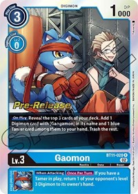 Gaomon (Dimensional Phase Pre-Release Cards)