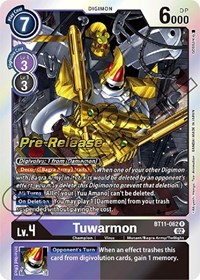 Tuwarmon - Dimensional Phase Pre-Release Cards - Digimon card