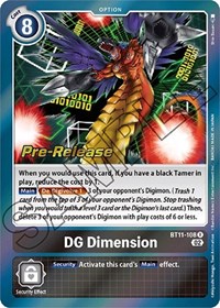 DG Dimension (Dimensional Phase Pre-Release Cards)