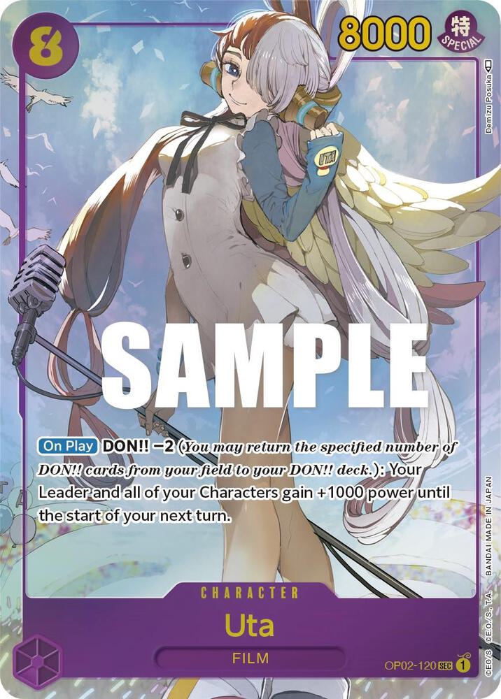 Uta (Alternate Art) - Paramount War - One Piece Card Game