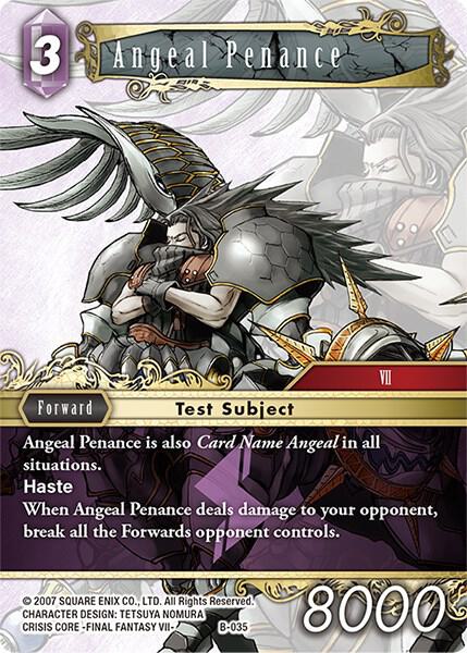 Angeal Penance (Boss Deck: Final Fantasy VII) — Final Fantasy TCG card