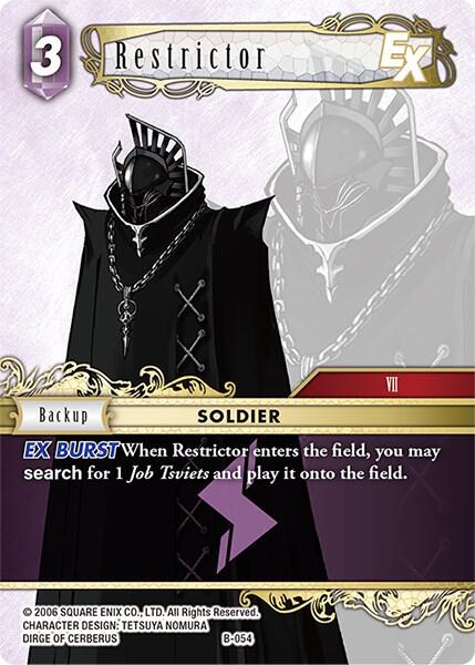 Restrictor EX (Boss Deck: Final Fantasy VII) — Final Fantasy TCG card