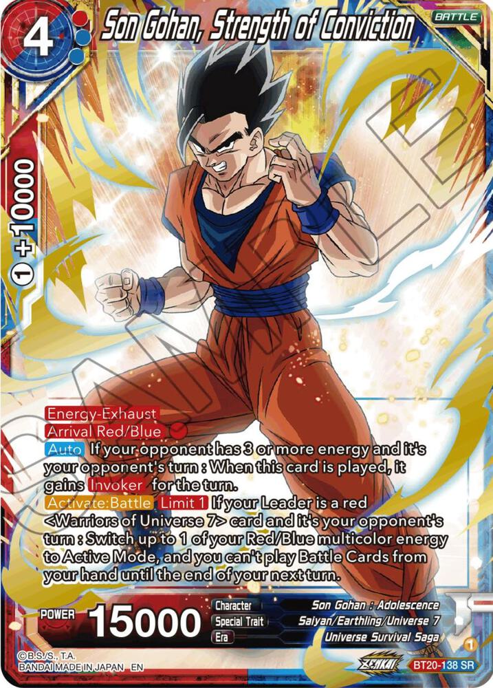 Son Gohan, Strength of Conviction - Power Absorbed - Dragon Ball