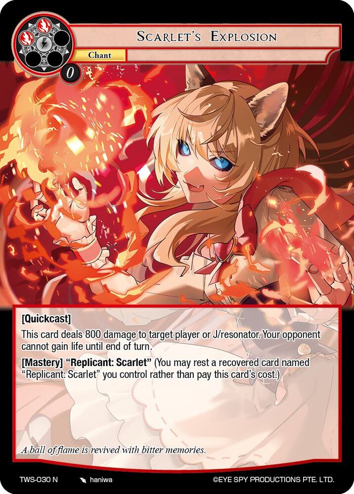 Scarlet's Explosion