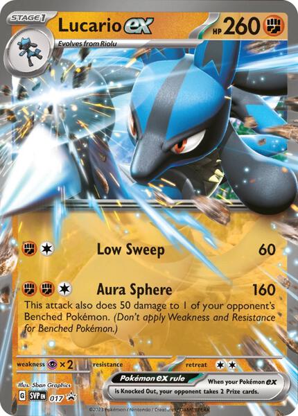 Lucario ex card image