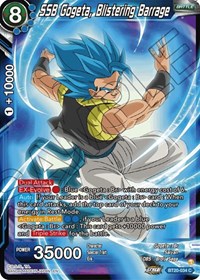 SSB Gogeta, Blistering Barrage card art
