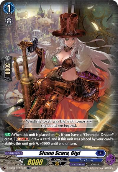 Steam Scara, Gigi (TDR)