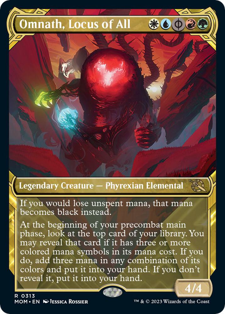 Omnath, Locus of All (Showcase) - March of the Machine - Magic