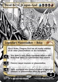 Nicol Bolas, Dragon-God (Borderless) (Foil)