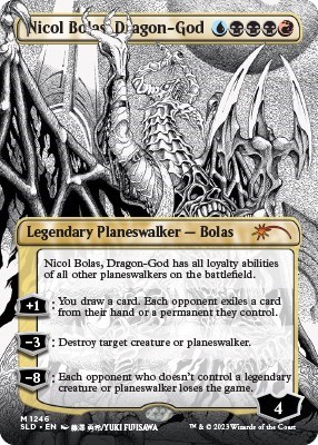 Nicol Bolas Dragon God Borderless